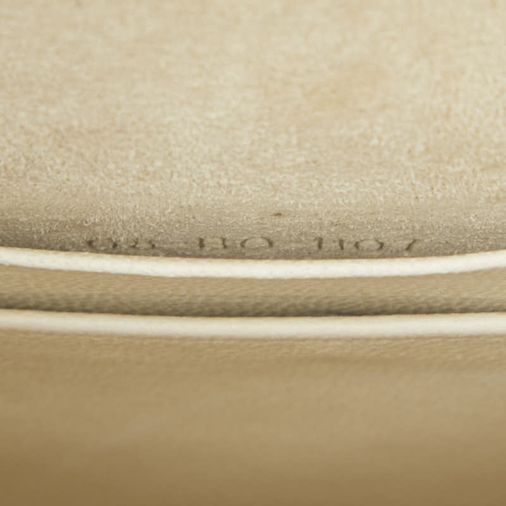 CHRISTIAN DIOR White Leather Shoulder Bag - Picture 13 of 13